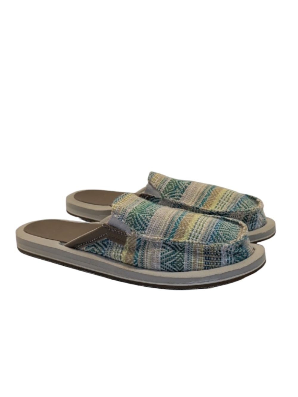 Sanuk You Got My Back Hemp Slip-On Mules Size 8